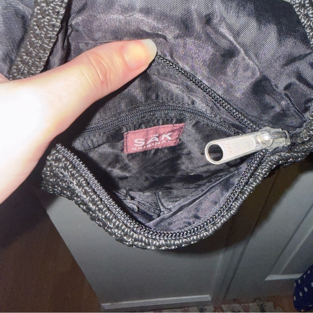 The Sak | Black Crochet Mini Bag - Picture 2 of 4